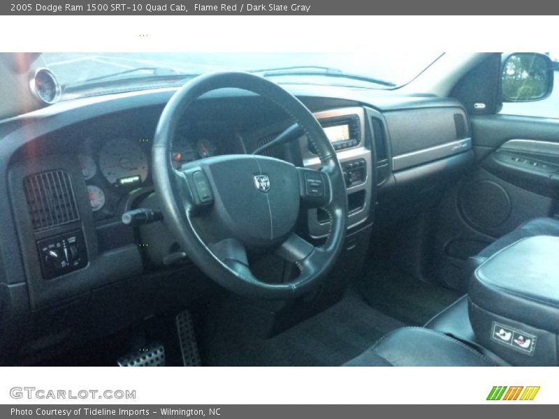 Flame Red / Dark Slate Gray 2005 Dodge Ram 1500 SRT-10 Quad Cab