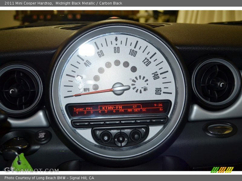 Midnight Black Metallic / Carbon Black 2011 Mini Cooper Hardtop