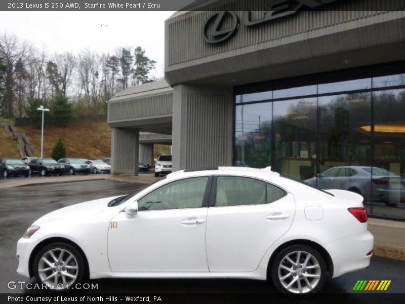 Starfire White Pearl / Ecru 2013 Lexus IS 250 AWD