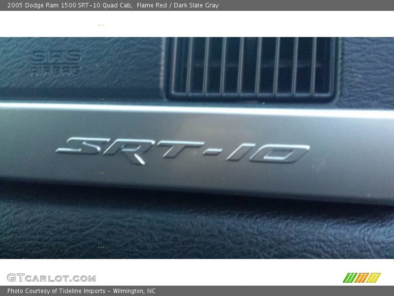 Flame Red / Dark Slate Gray 2005 Dodge Ram 1500 SRT-10 Quad Cab
