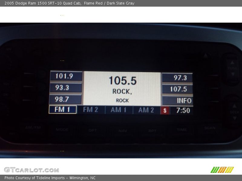 Flame Red / Dark Slate Gray 2005 Dodge Ram 1500 SRT-10 Quad Cab
