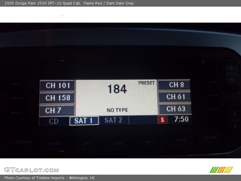 Flame Red / Dark Slate Gray 2005 Dodge Ram 1500 SRT-10 Quad Cab