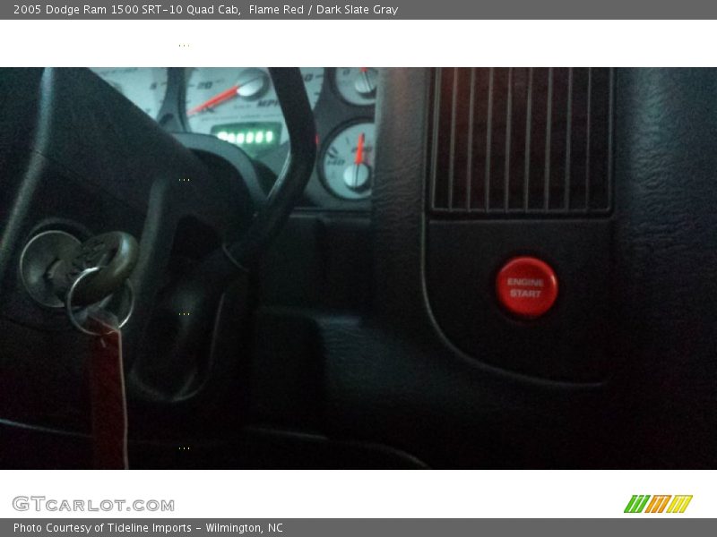 Flame Red / Dark Slate Gray 2005 Dodge Ram 1500 SRT-10 Quad Cab