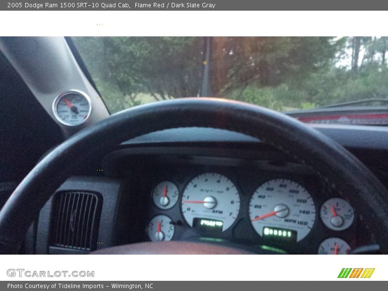 Flame Red / Dark Slate Gray 2005 Dodge Ram 1500 SRT-10 Quad Cab