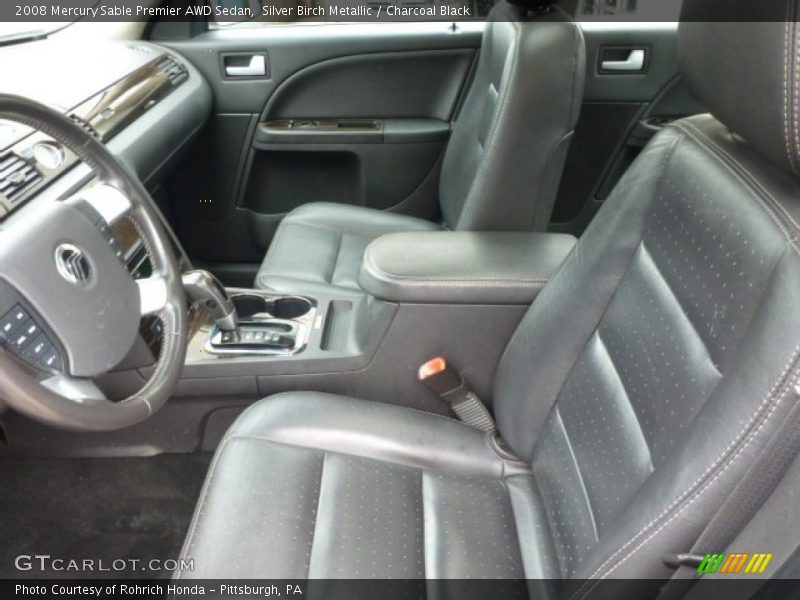 Silver Birch Metallic / Charcoal Black 2008 Mercury Sable Premier AWD Sedan