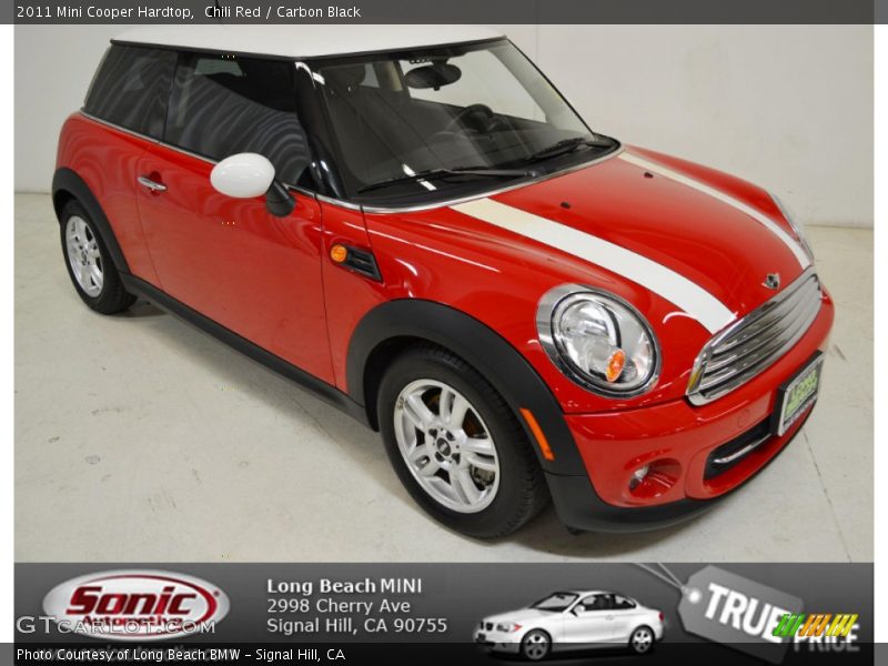 Chili Red / Carbon Black 2011 Mini Cooper Hardtop
