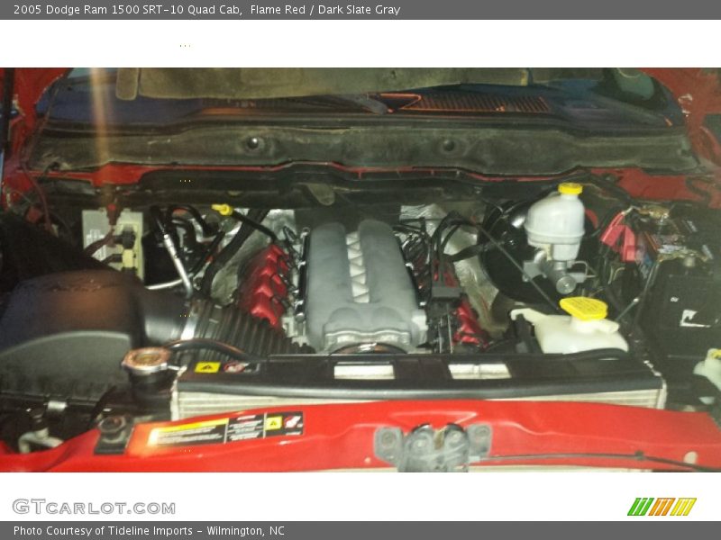 Flame Red / Dark Slate Gray 2005 Dodge Ram 1500 SRT-10 Quad Cab