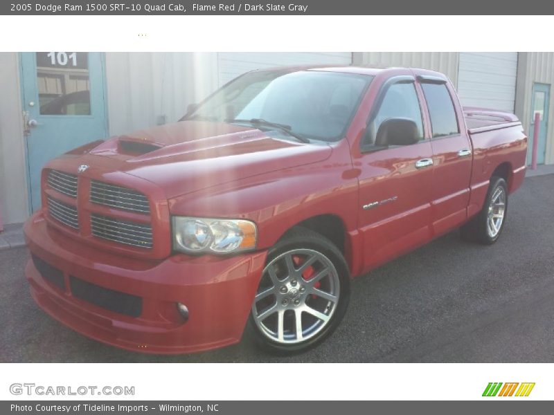 Flame Red / Dark Slate Gray 2005 Dodge Ram 1500 SRT-10 Quad Cab