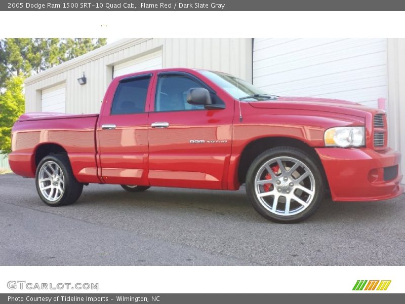 Flame Red / Dark Slate Gray 2005 Dodge Ram 1500 SRT-10 Quad Cab