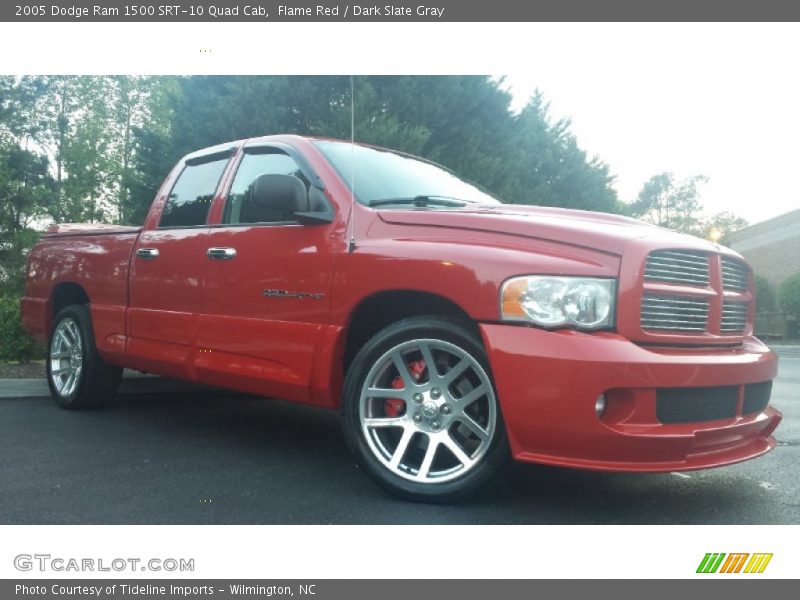 Flame Red / Dark Slate Gray 2005 Dodge Ram 1500 SRT-10 Quad Cab