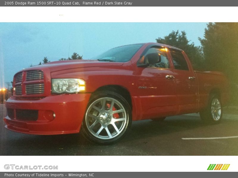 Flame Red / Dark Slate Gray 2005 Dodge Ram 1500 SRT-10 Quad Cab