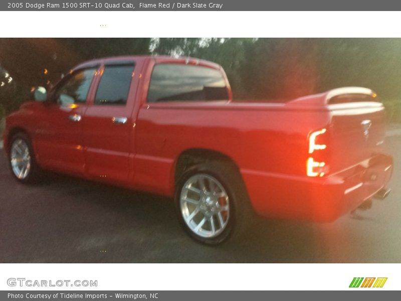 Flame Red / Dark Slate Gray 2005 Dodge Ram 1500 SRT-10 Quad Cab
