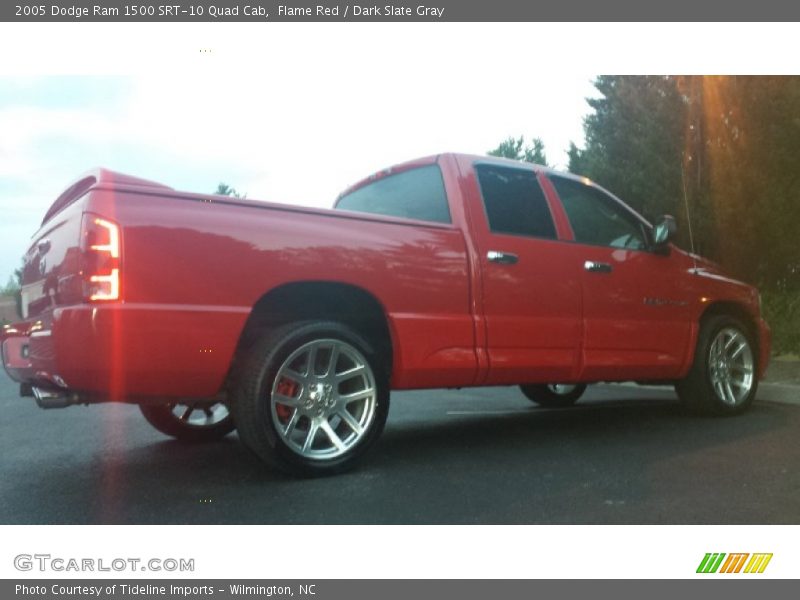 Flame Red / Dark Slate Gray 2005 Dodge Ram 1500 SRT-10 Quad Cab