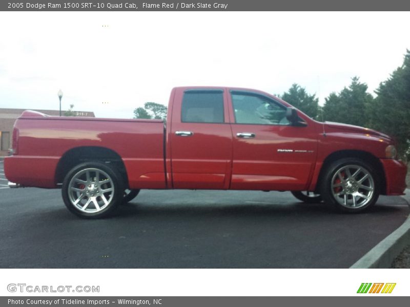 Flame Red / Dark Slate Gray 2005 Dodge Ram 1500 SRT-10 Quad Cab