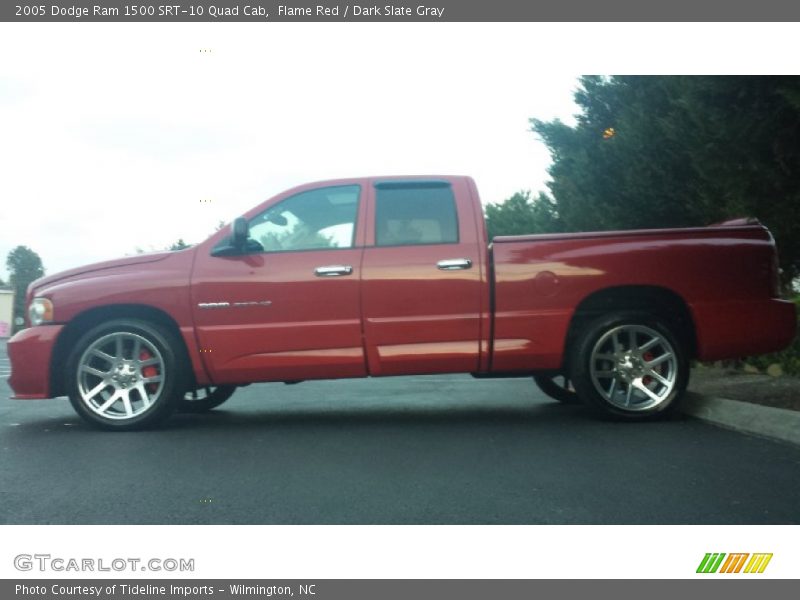 Flame Red / Dark Slate Gray 2005 Dodge Ram 1500 SRT-10 Quad Cab