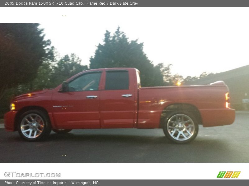 Flame Red / Dark Slate Gray 2005 Dodge Ram 1500 SRT-10 Quad Cab