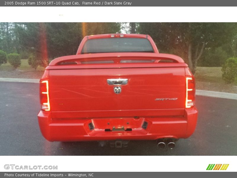 Flame Red / Dark Slate Gray 2005 Dodge Ram 1500 SRT-10 Quad Cab