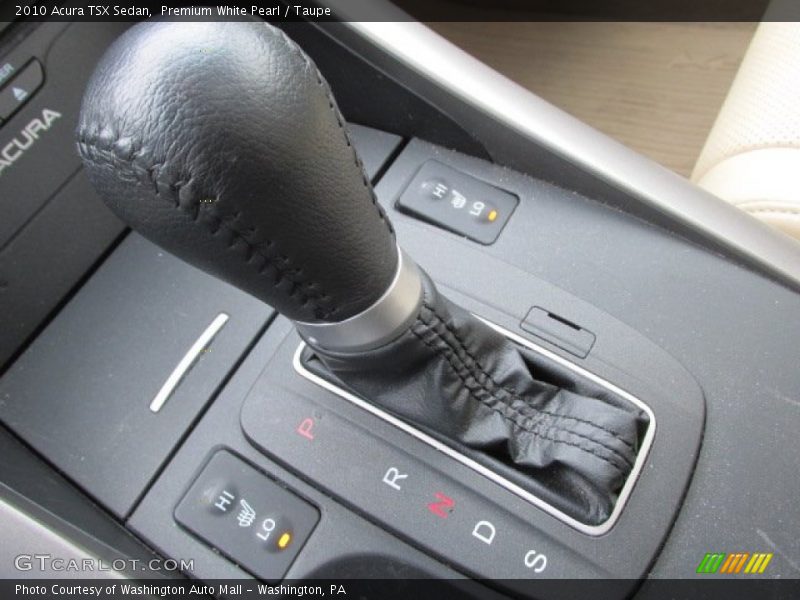 Premium White Pearl / Taupe 2010 Acura TSX Sedan