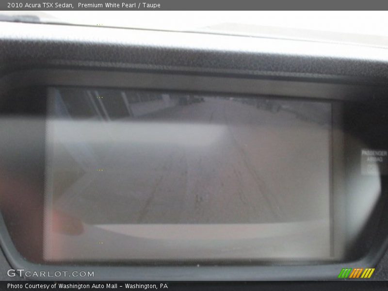Premium White Pearl / Taupe 2010 Acura TSX Sedan