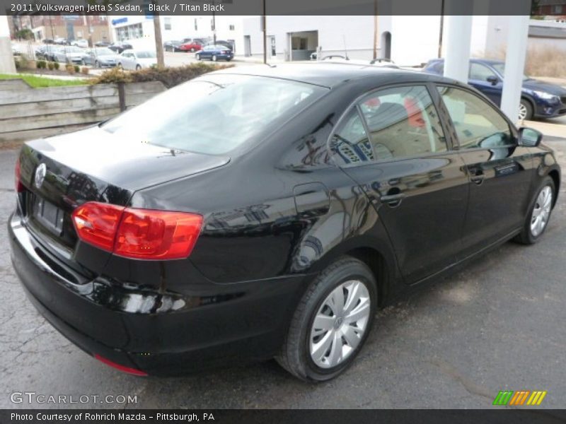 Black / Titan Black 2011 Volkswagen Jetta S Sedan