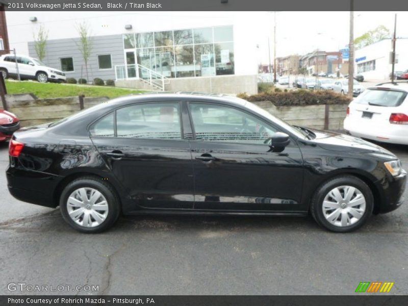 Black / Titan Black 2011 Volkswagen Jetta S Sedan