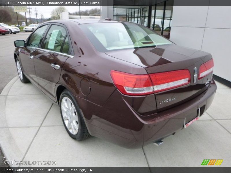 Cinnamon Metallic / Light Camel 2012 Lincoln MKZ AWD