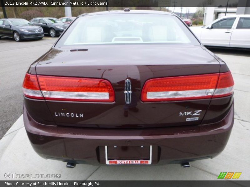 Cinnamon Metallic / Light Camel 2012 Lincoln MKZ AWD