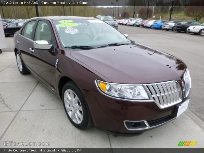 Front 3/4 View of 2012 MKZ AWD
