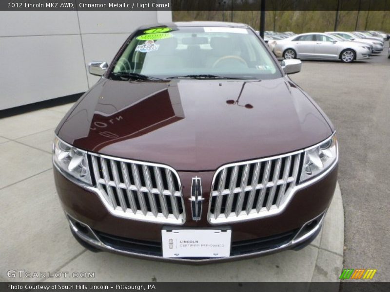 Cinnamon Metallic / Light Camel 2012 Lincoln MKZ AWD