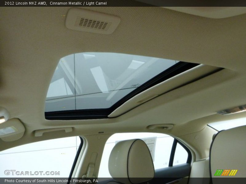 Cinnamon Metallic / Light Camel 2012 Lincoln MKZ AWD