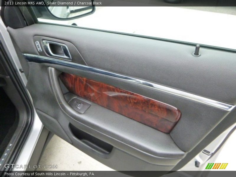 Silver Diamond / Charcoal Black 2013 Lincoln MKS AWD