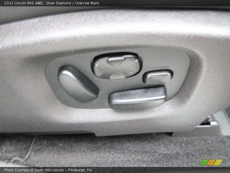Silver Diamond / Charcoal Black 2013 Lincoln MKS AWD