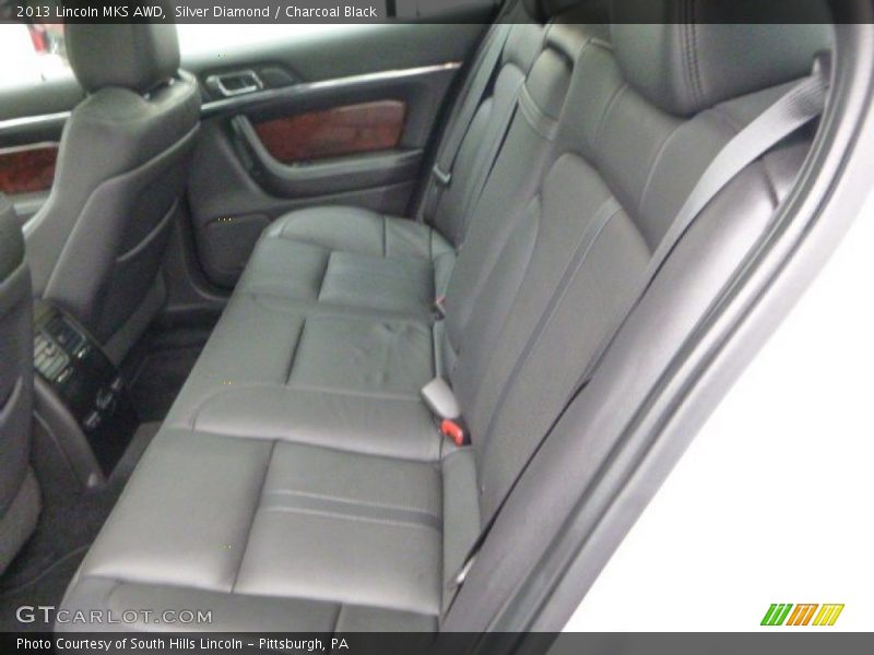 Silver Diamond / Charcoal Black 2013 Lincoln MKS AWD