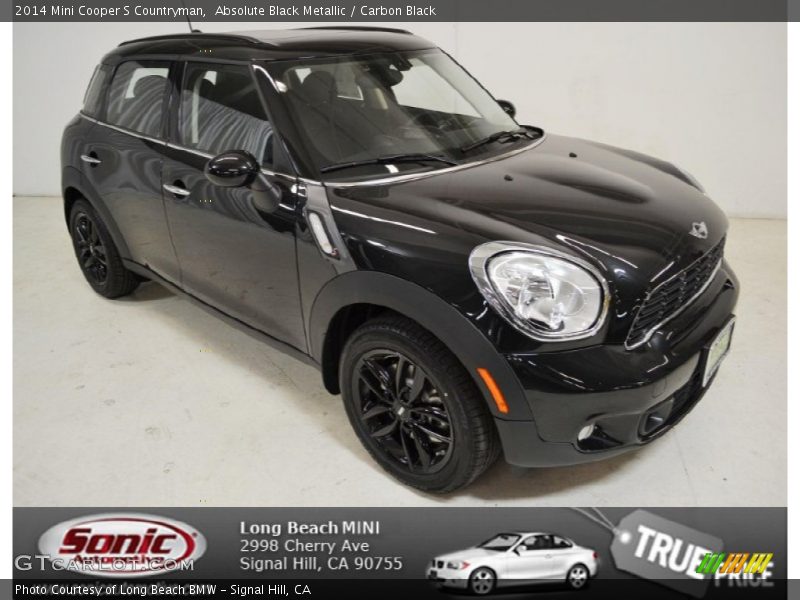 Absolute Black Metallic / Carbon Black 2014 Mini Cooper S Countryman