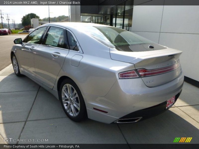 Ingot Silver / Charcoal Black 2014 Lincoln MKZ AWD