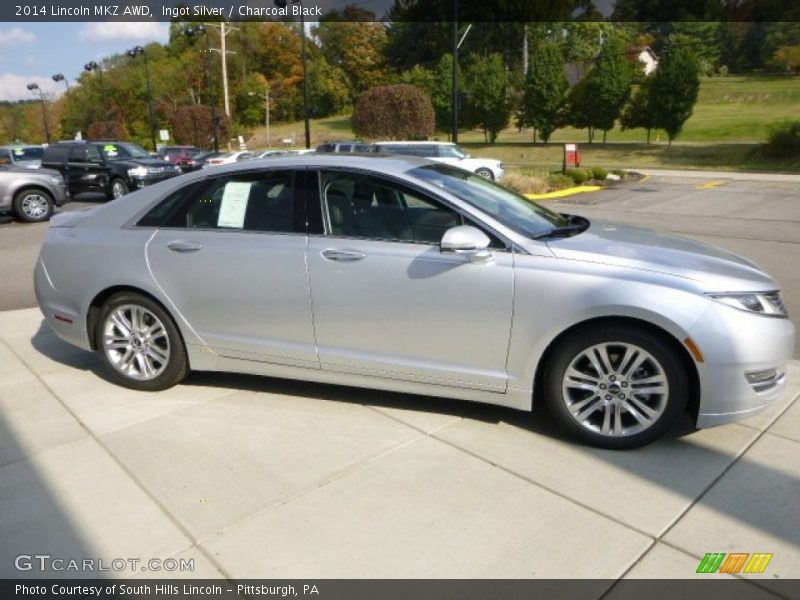 Ingot Silver / Charcoal Black 2014 Lincoln MKZ AWD