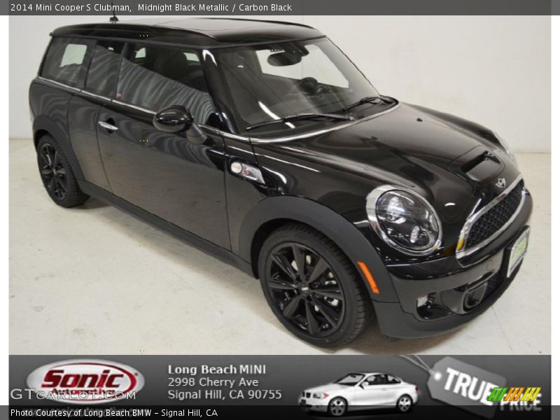 Midnight Black Metallic / Carbon Black 2014 Mini Cooper S Clubman