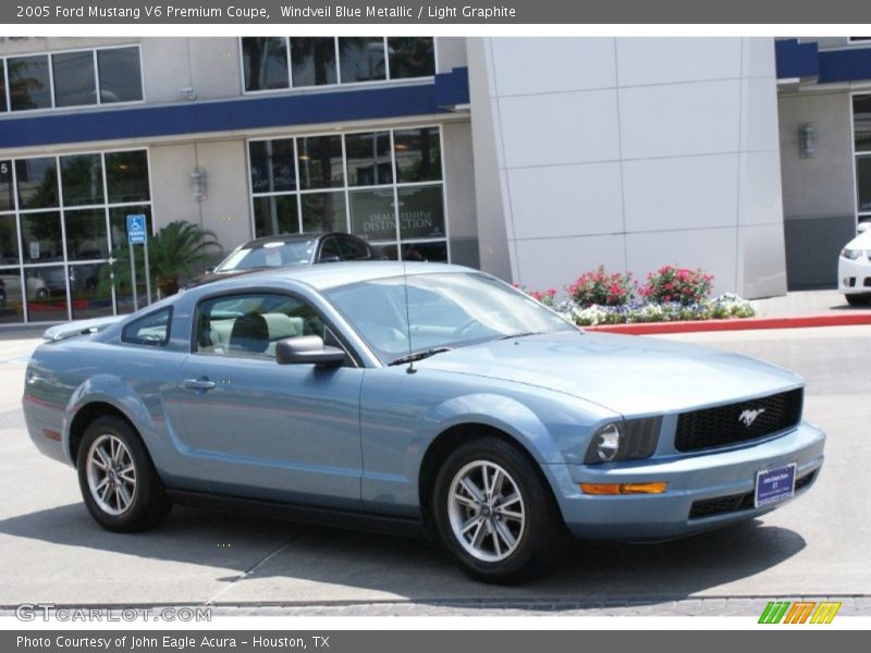 Windveil Blue Metallic / Light Graphite 2005 Ford Mustang V6 Premium Coupe