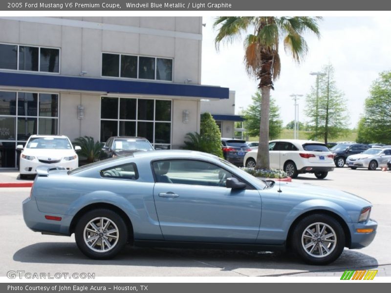 Windveil Blue Metallic / Light Graphite 2005 Ford Mustang V6 Premium Coupe
