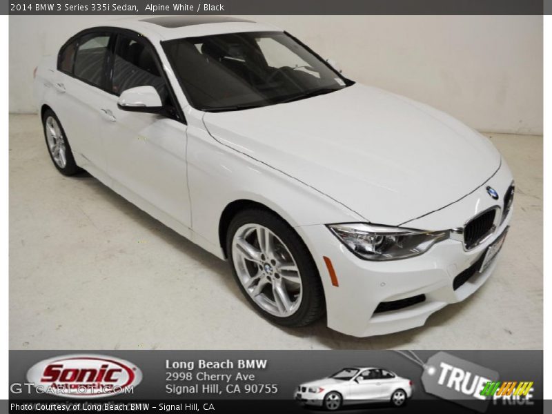 Alpine White / Black 2014 BMW 3 Series 335i Sedan
