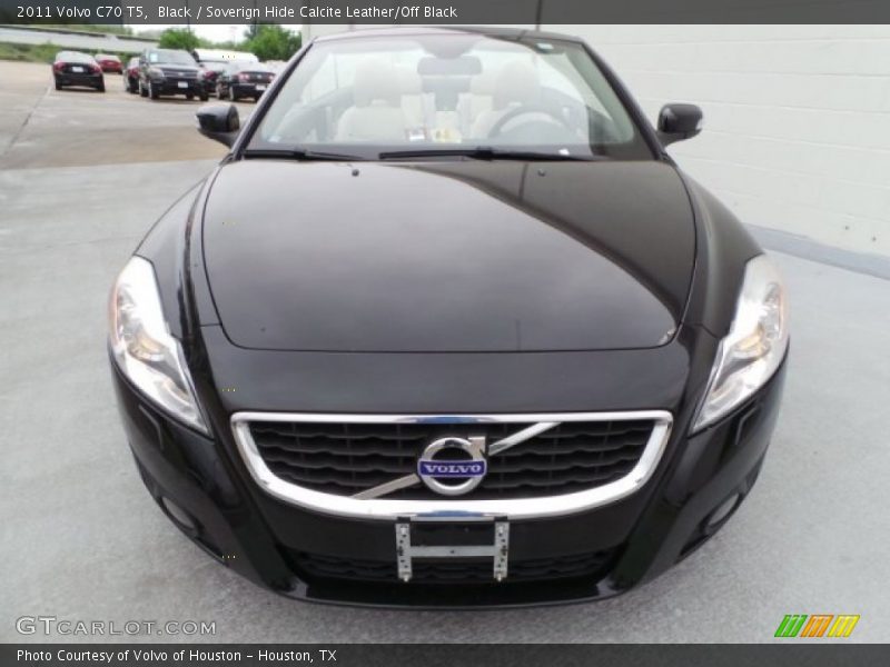 Black / Soverign Hide Calcite Leather/Off Black 2011 Volvo C70 T5