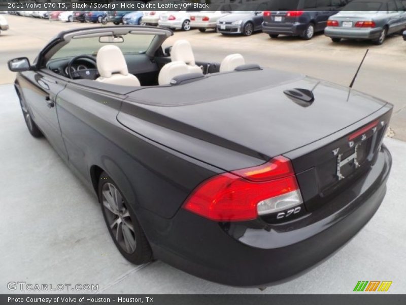 Black / Soverign Hide Calcite Leather/Off Black 2011 Volvo C70 T5