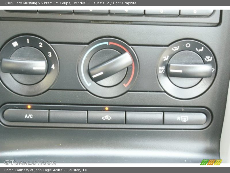 Windveil Blue Metallic / Light Graphite 2005 Ford Mustang V6 Premium Coupe