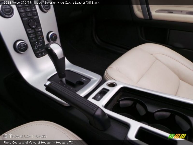 Black / Soverign Hide Calcite Leather/Off Black 2011 Volvo C70 T5