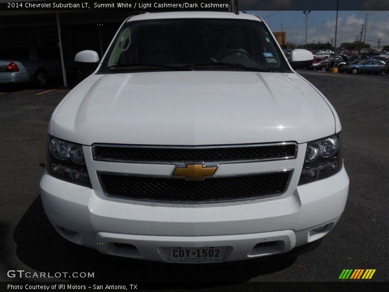 Summit White / Light Cashmere/Dark Cashmere 2014 Chevrolet Suburban LT