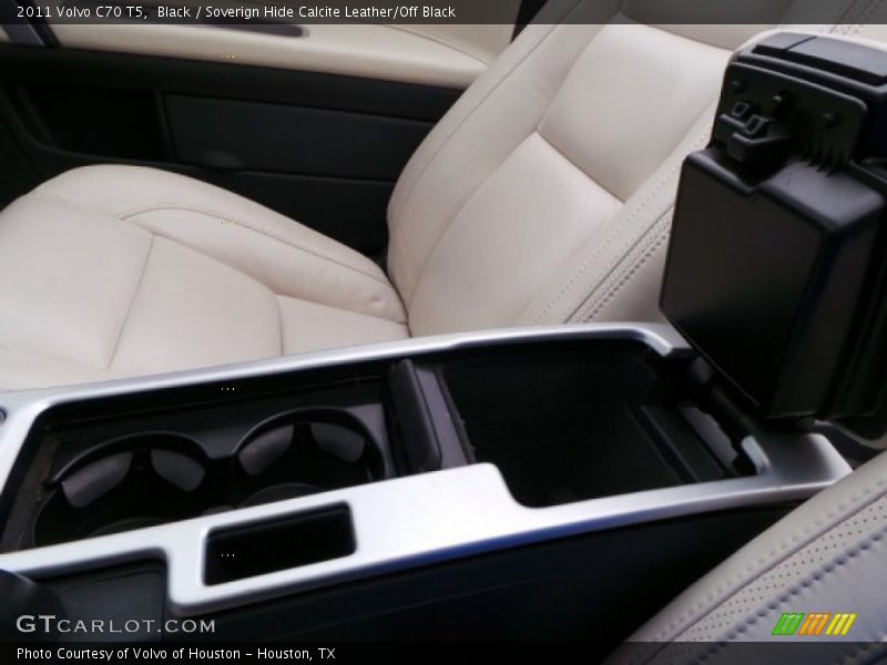 Black / Soverign Hide Calcite Leather/Off Black 2011 Volvo C70 T5