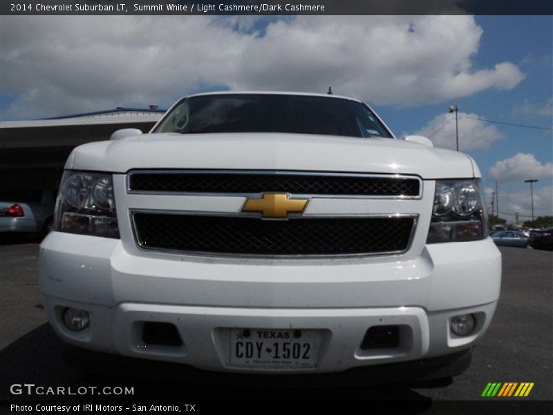 Summit White / Light Cashmere/Dark Cashmere 2014 Chevrolet Suburban LT