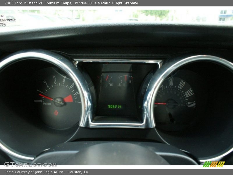 Windveil Blue Metallic / Light Graphite 2005 Ford Mustang V6 Premium Coupe
