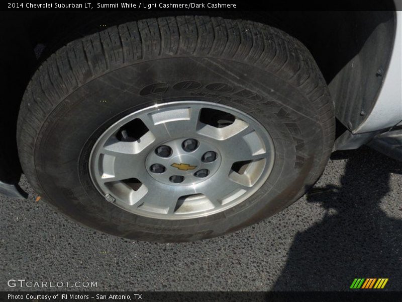 Summit White / Light Cashmere/Dark Cashmere 2014 Chevrolet Suburban LT