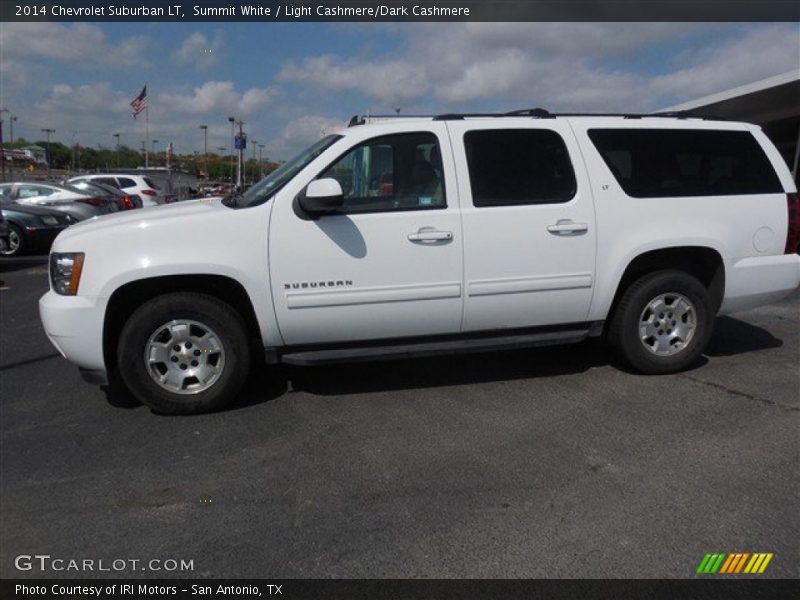 Summit White / Light Cashmere/Dark Cashmere 2014 Chevrolet Suburban LT